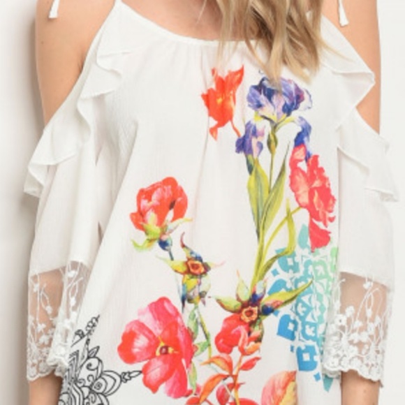 Melissa Cold Shoulder Scoop Neck Floral Dress HP - Picture 3 of 7